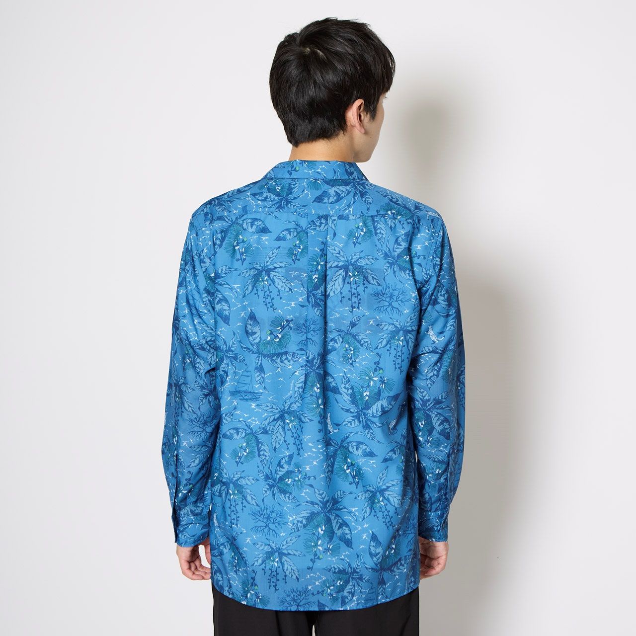 アイランドシャツ (Unisex)/ネイビー