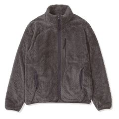 シャギーフリースフルジップ (Men's)/チャコール