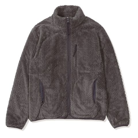 シャギーフリースフルジップ (Men's)/チャコール