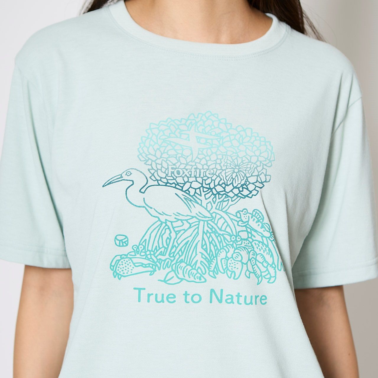 CシールドマングローブティーS/S (Women’s)/フェードブルー