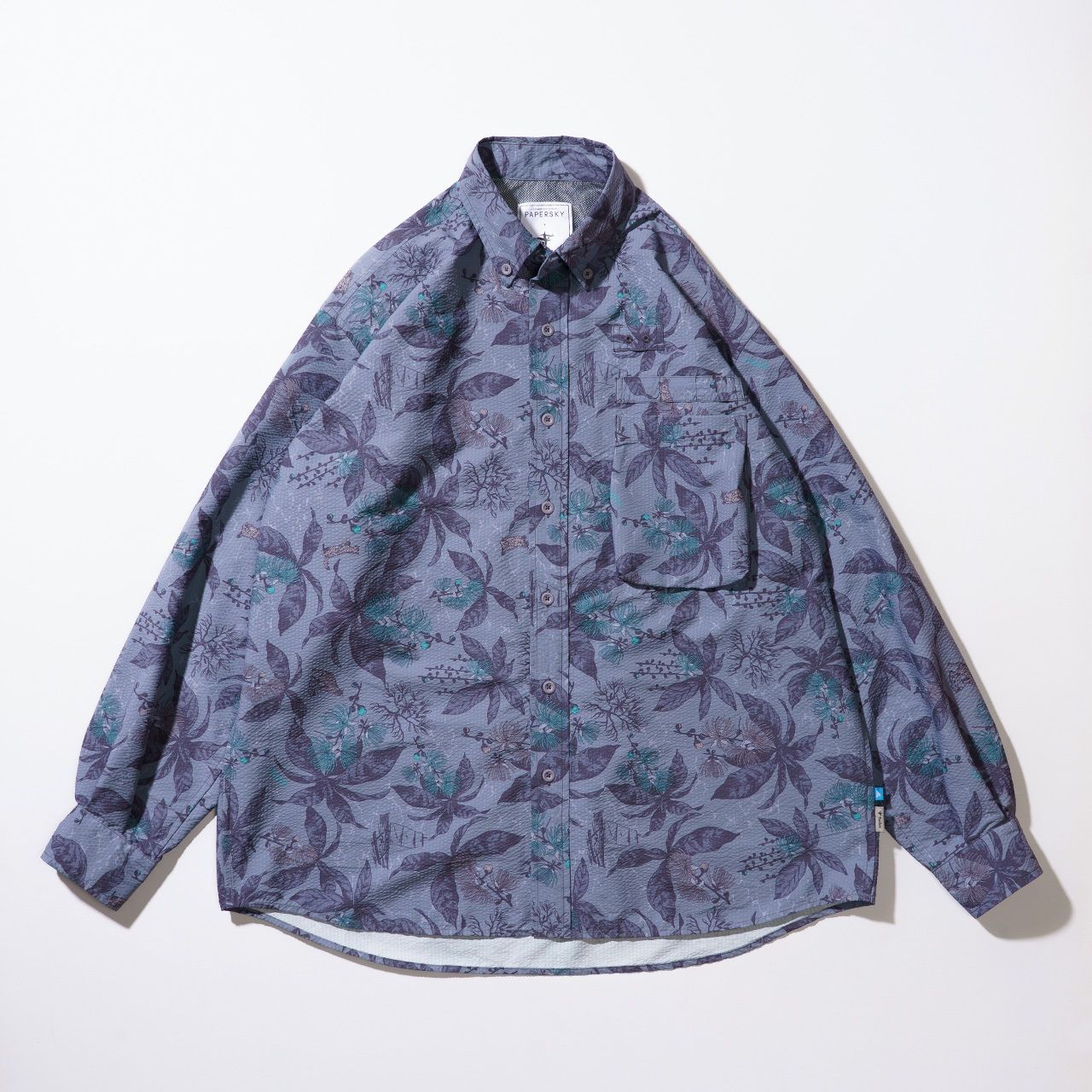 FISHDOMシャツ /グレー