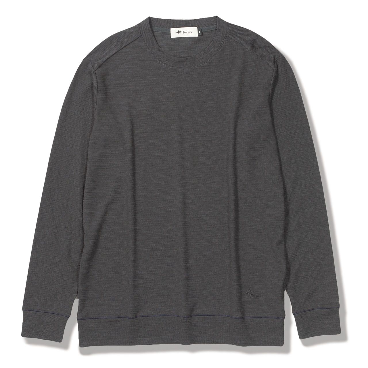 スラブリブクルー(Men's)/カーボンブラック