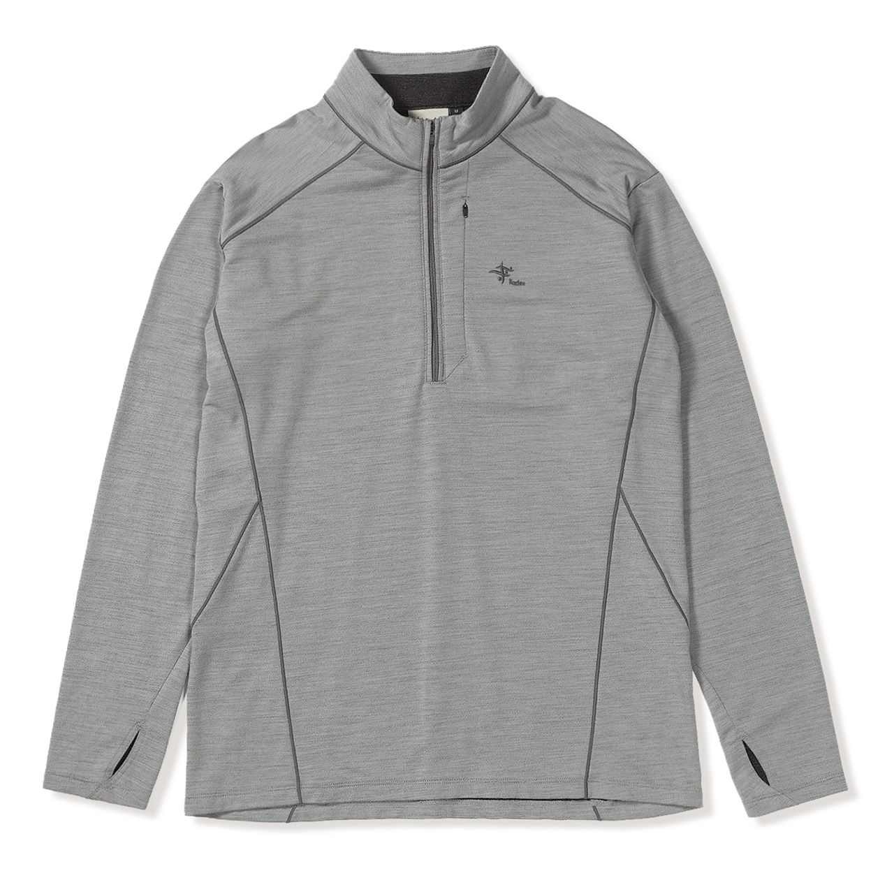 PPウールハーフジップ (Men's)/グレー