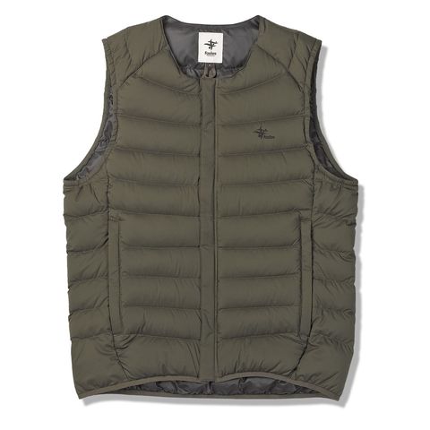 PFユニットダウンベスト/ダークオリーブ