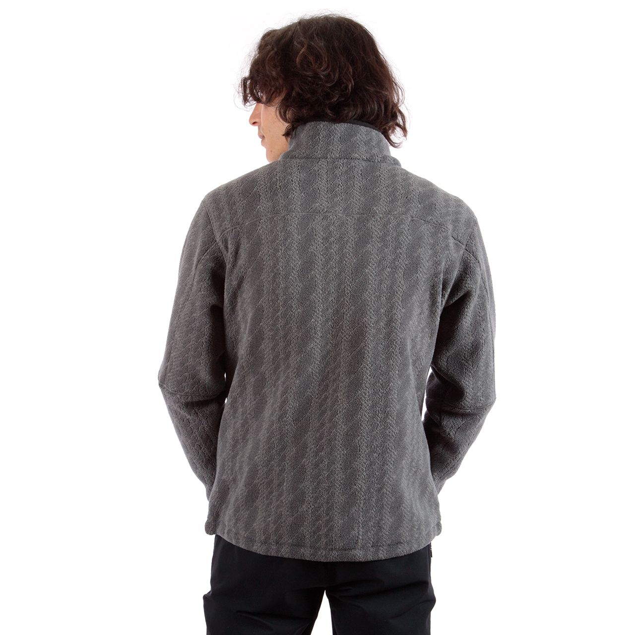 ケーブルフリースジャケット(Men's)/ダークグレー