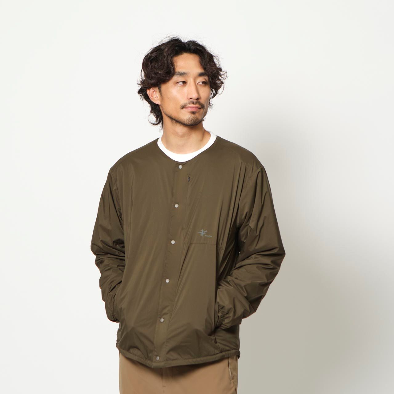 オクタライニングカーディ (Unisex)/グラナイトサンド