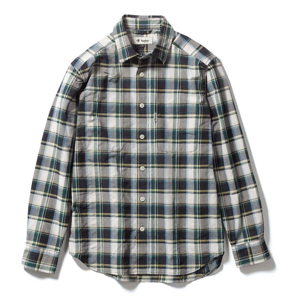 Cシールドプレザントシャツ (Men's) / 長袖シャツ / グリーン