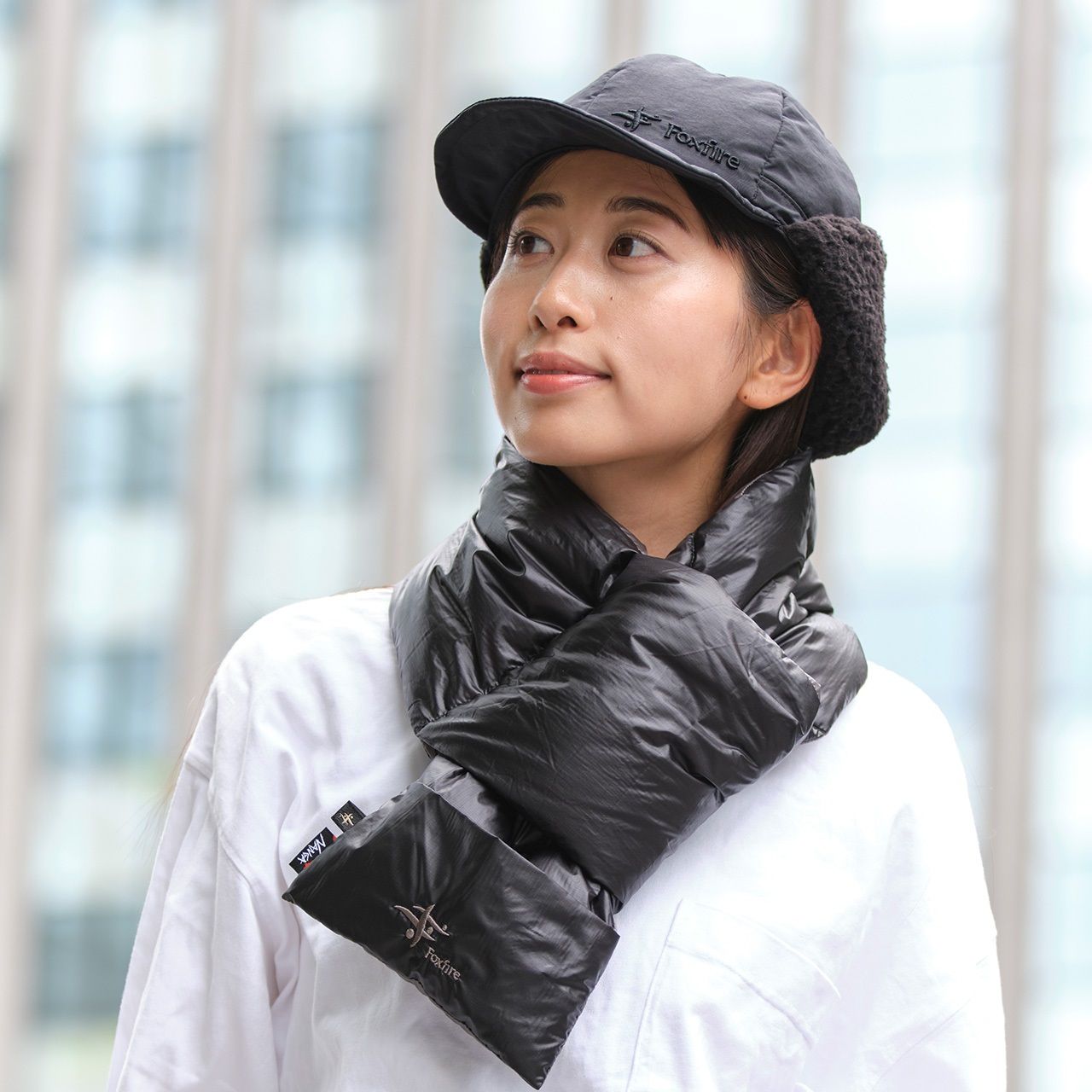 NANGA DOWN MUFFLER/ブラック