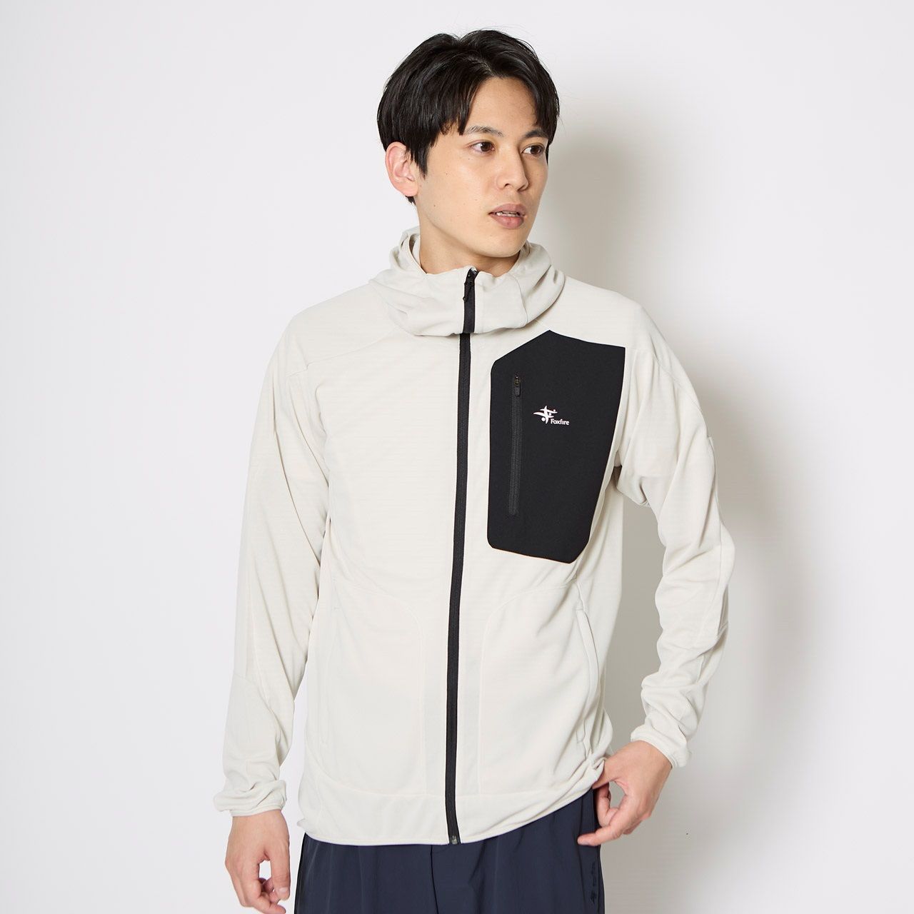 SCアルティメットフーディ(Men's)/ホワイト×グレー