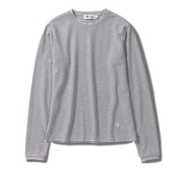 スラブリブクルー(Women's)/グレー