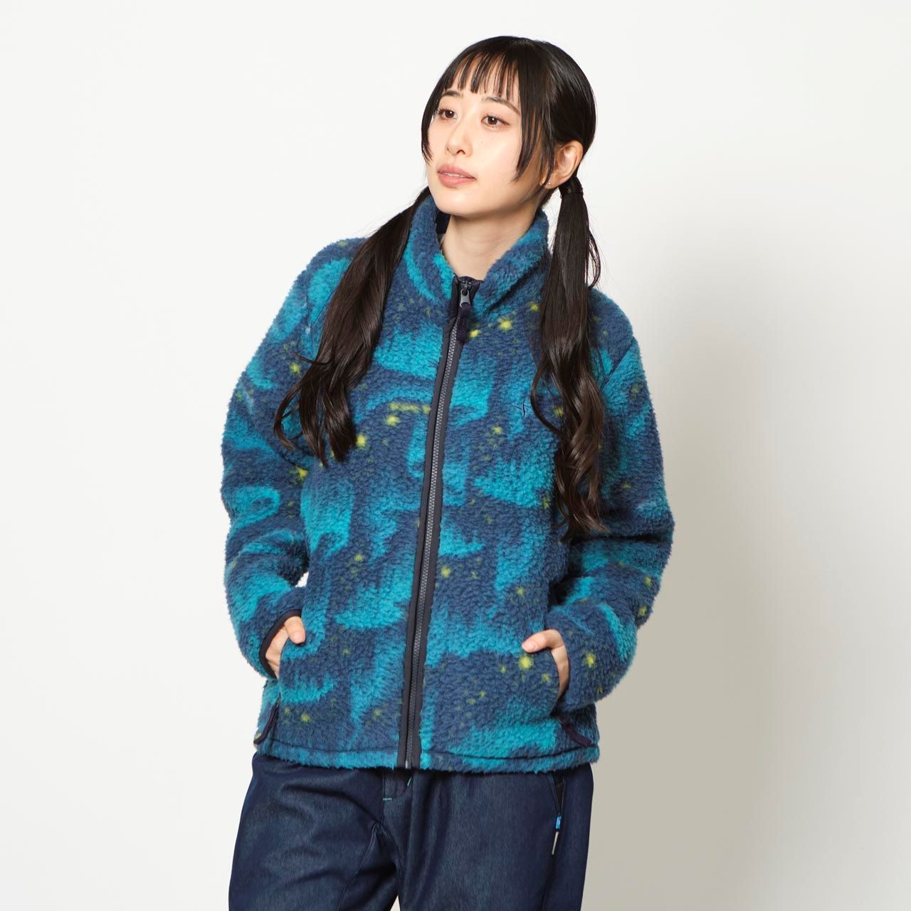 オーロラフリースジャケット (Unisex)/ネイビー