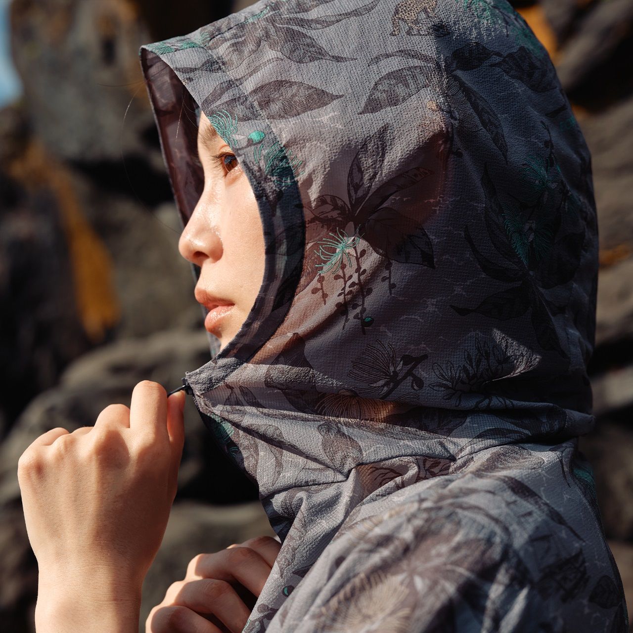 FISHDOMシェルジャケット /ブラック