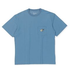 TSシロハラクイナポケティーS/S (Women’s)/ライトブルー