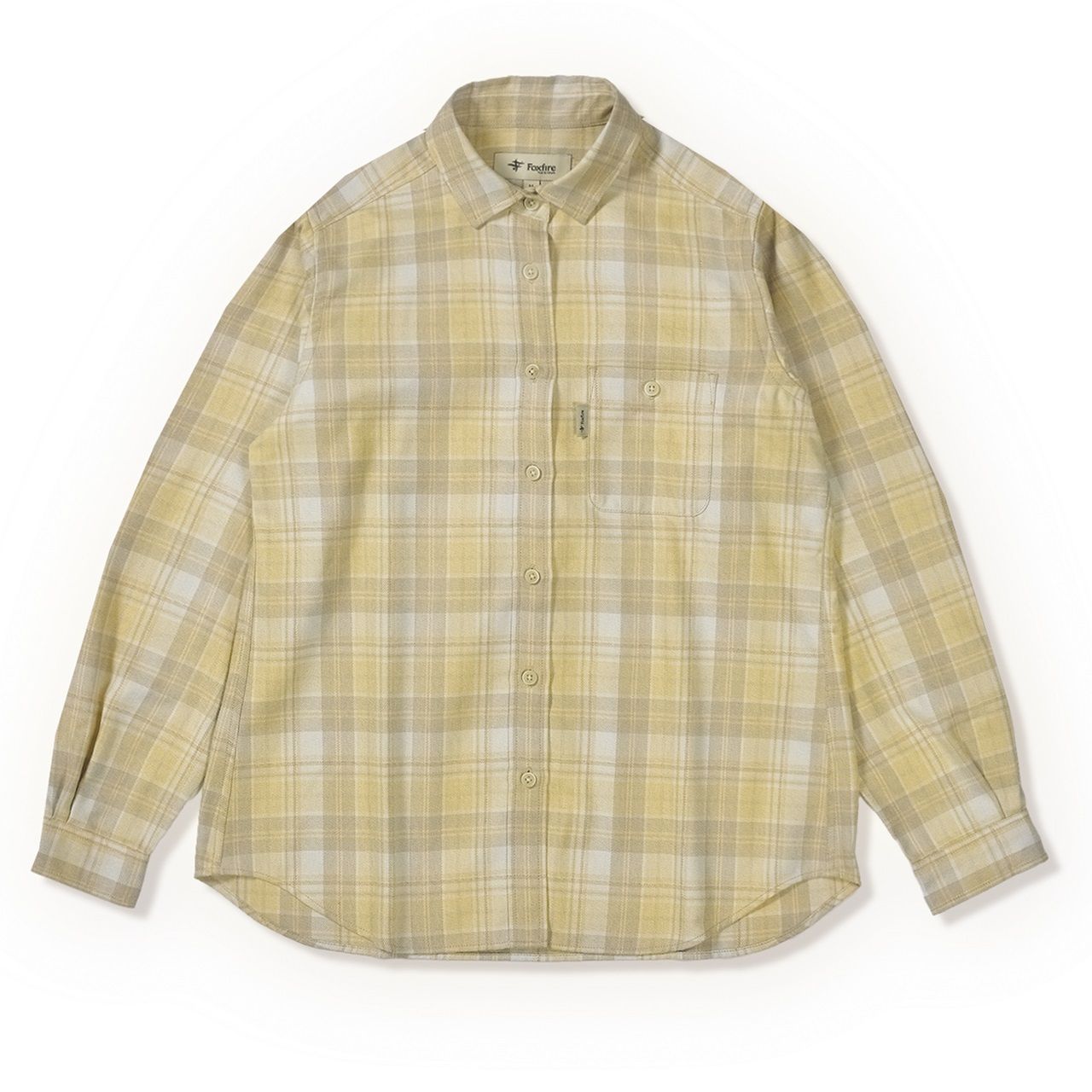 TSメランジチェックシャツ(Women's)/イエロー