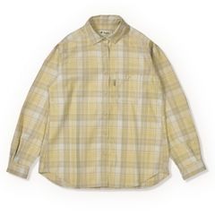 TSメランジチェックシャツ(Women's)/イエロー