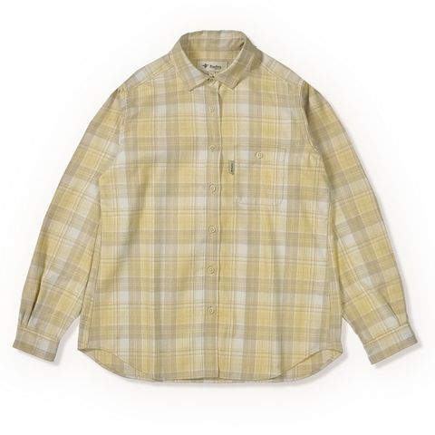 TSメランジチェックシャツ(Women's)/イエロー