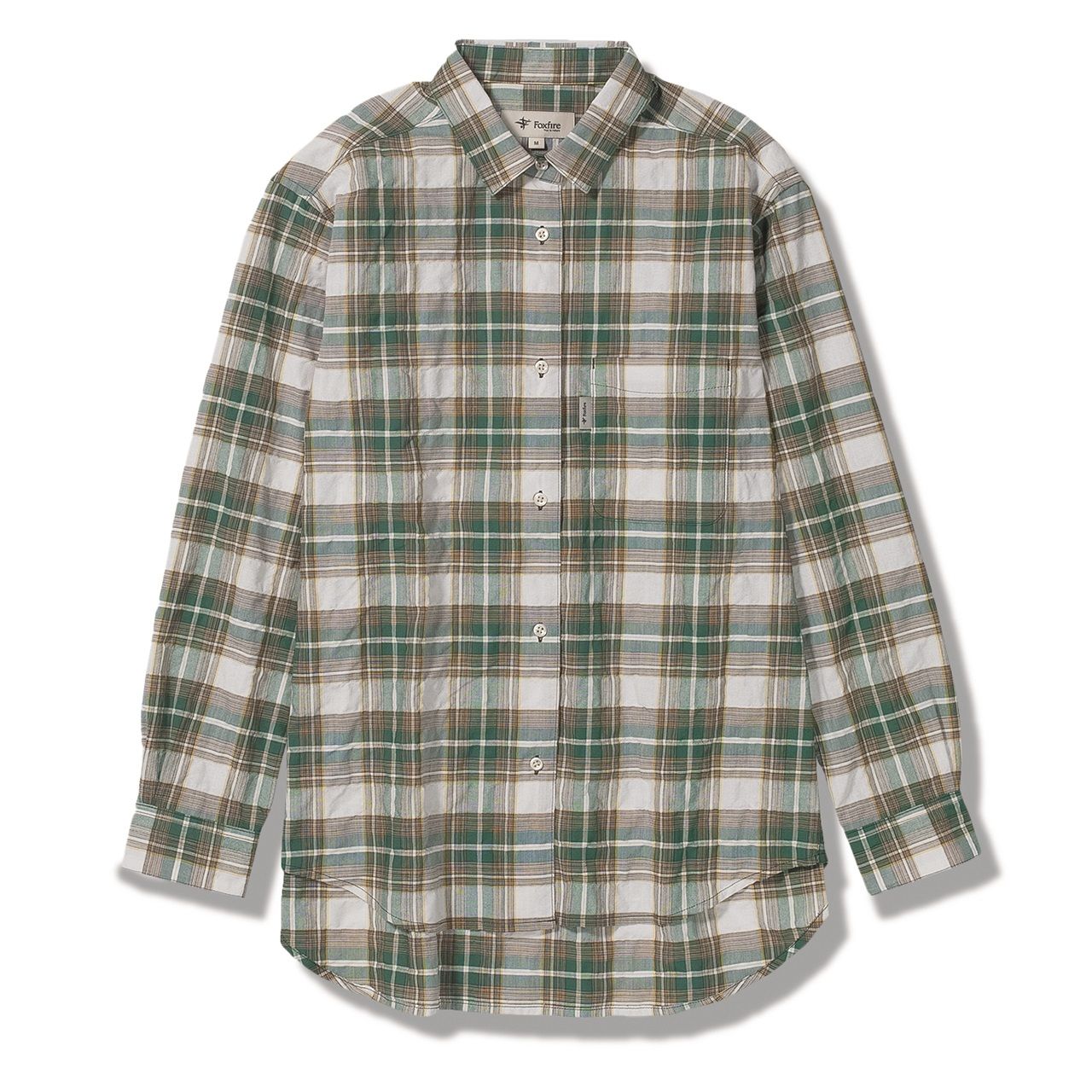 Cシールドサーフェスチェックシャツ(Women's)/アッシュグリーン