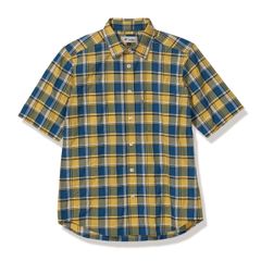CシールドプレザントシャツS/S(Men's)/コバルトブルー