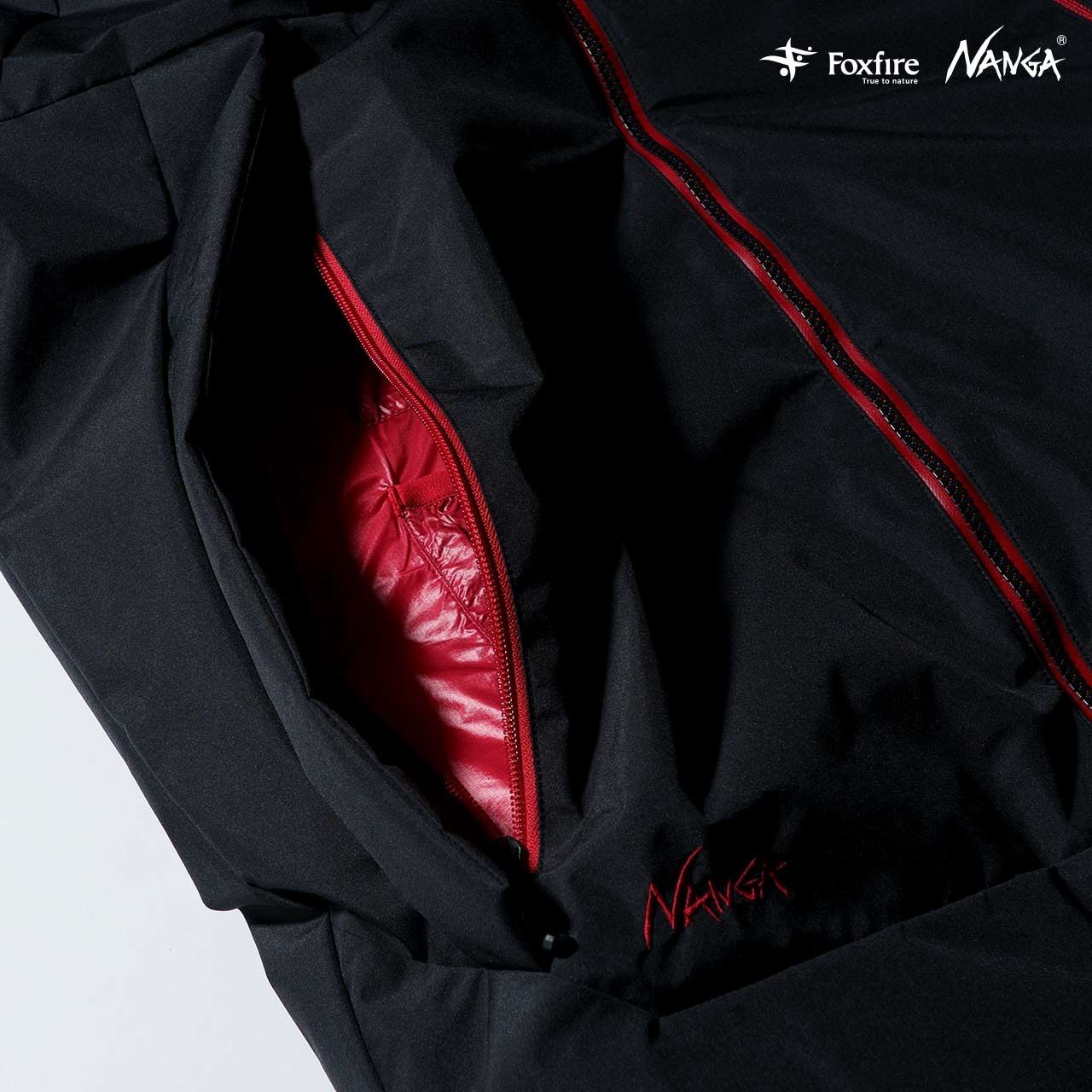 Foxfire × NANGA GORE-TEX WSフィッシングダウンジャケットエクストラディテール 2026