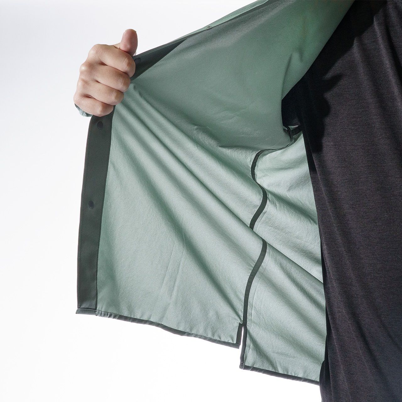 TSシェルシャツ /ブラック