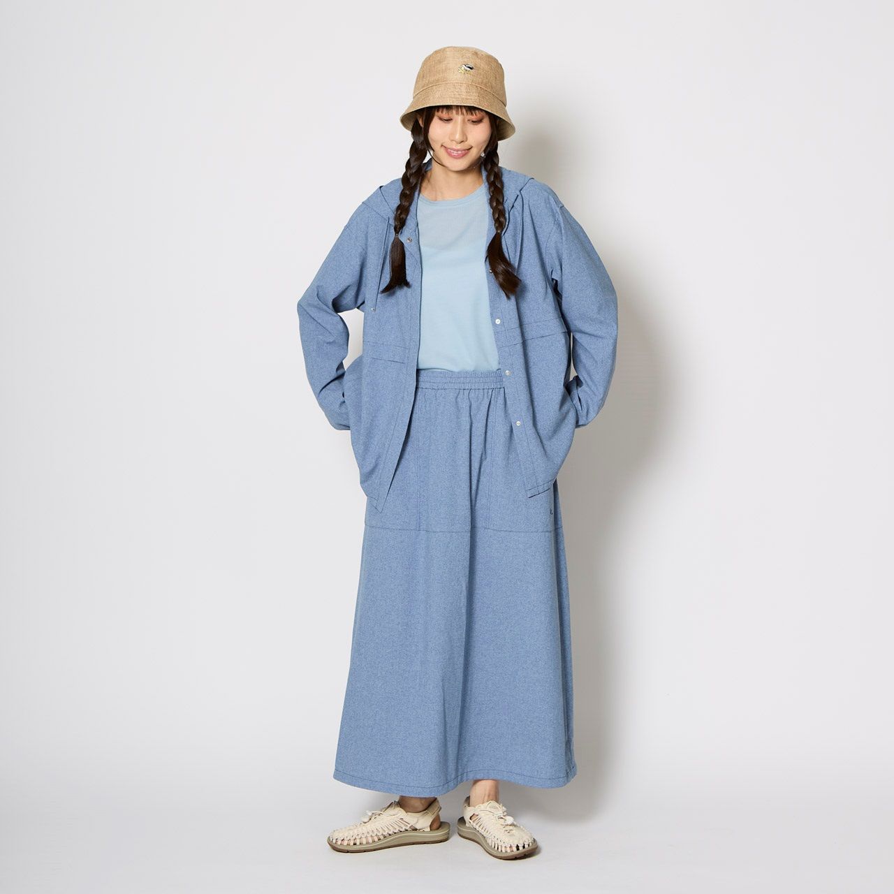 SCウェーブレットスカート (Women’s)/ネイビー