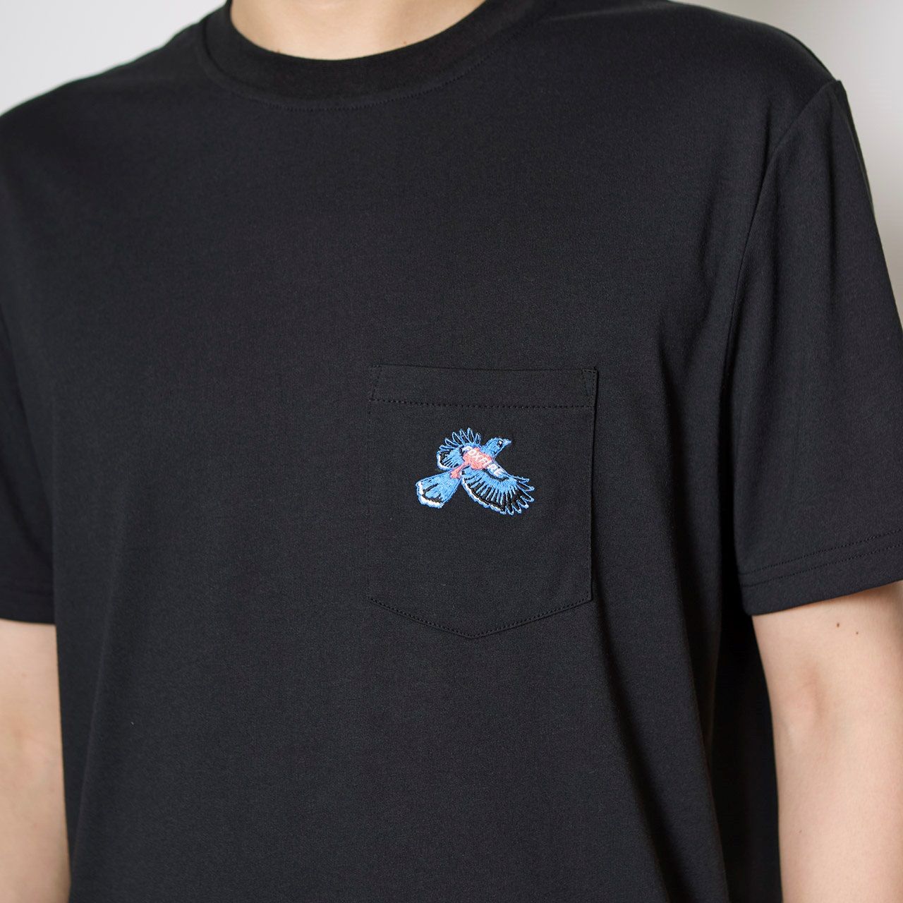 TSバードティーS/S (Men's)/ブラック