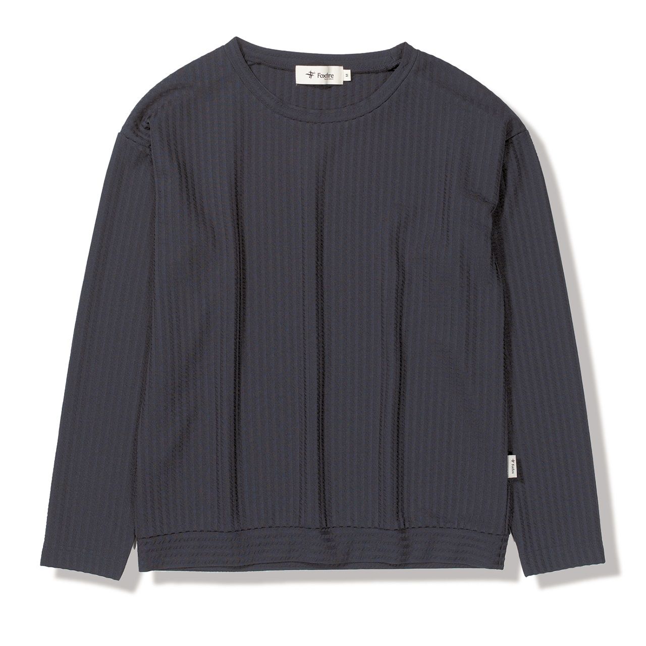 TSワッフルリブルーズクルー (Women's)/ネイビー