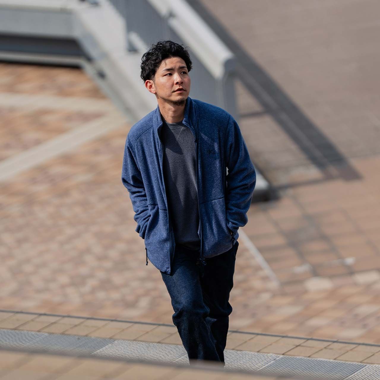 サーマルセーブルフルジップ (Men's)/ネイビー