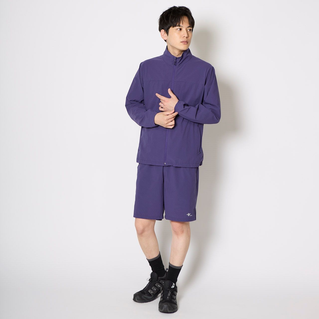 スタッシュライトジャケット (Unisex)/ブラック