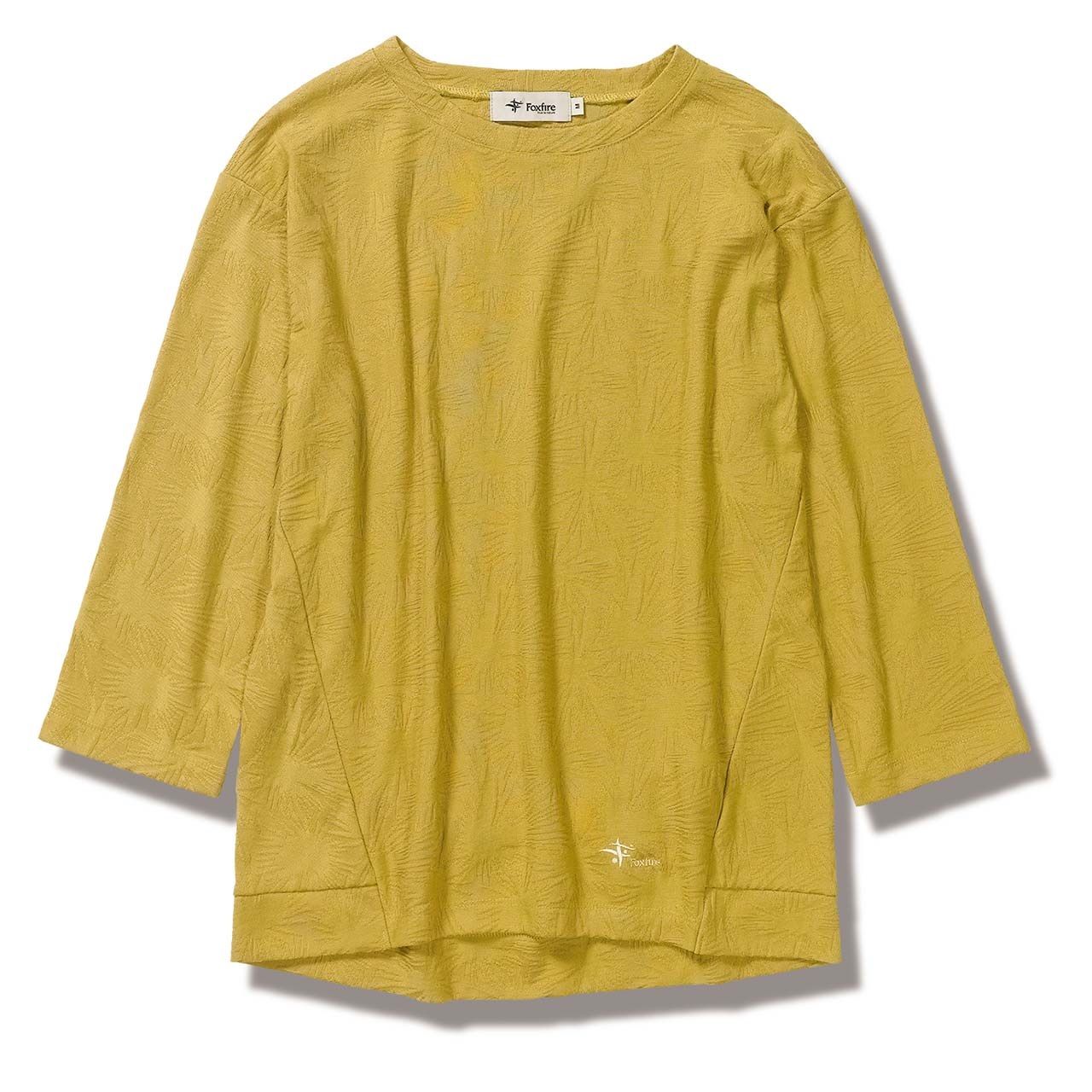 TSリーフジャカードクルー7/S(Women's)/ゴールドイエロー