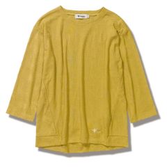 TSリーフジャカードクルー7/S(Women's)/ゴールドイエロー