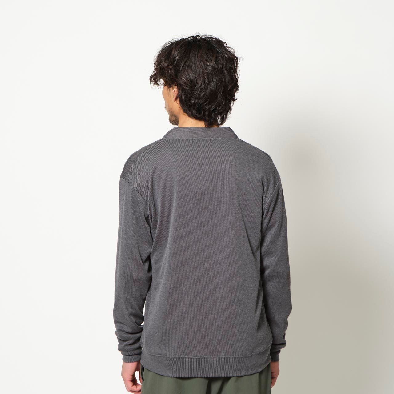 マイクロアゼカーディガン(Men's)/ダークグレー