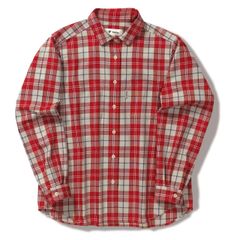 TSウォームチェックシャツ(Women's)/レッド
