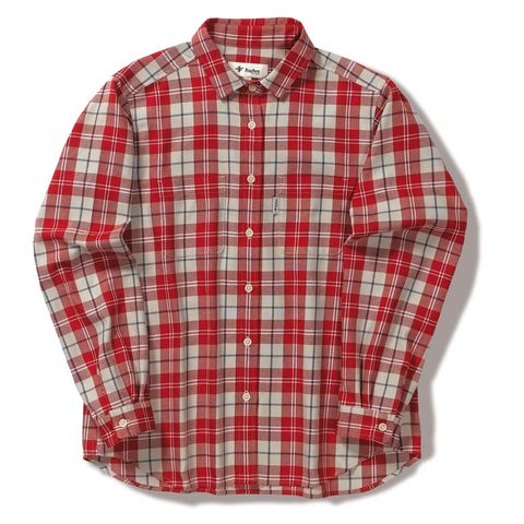 TSウォームチェックシャツ(Women's)/レッド