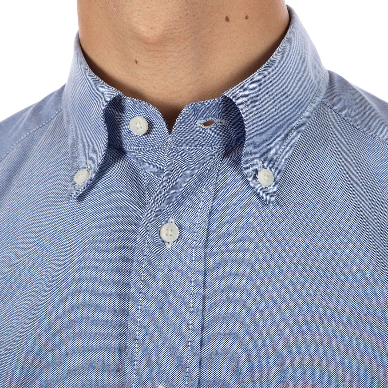 TSアダムスシャツ(Men's)/ブルーストライプ