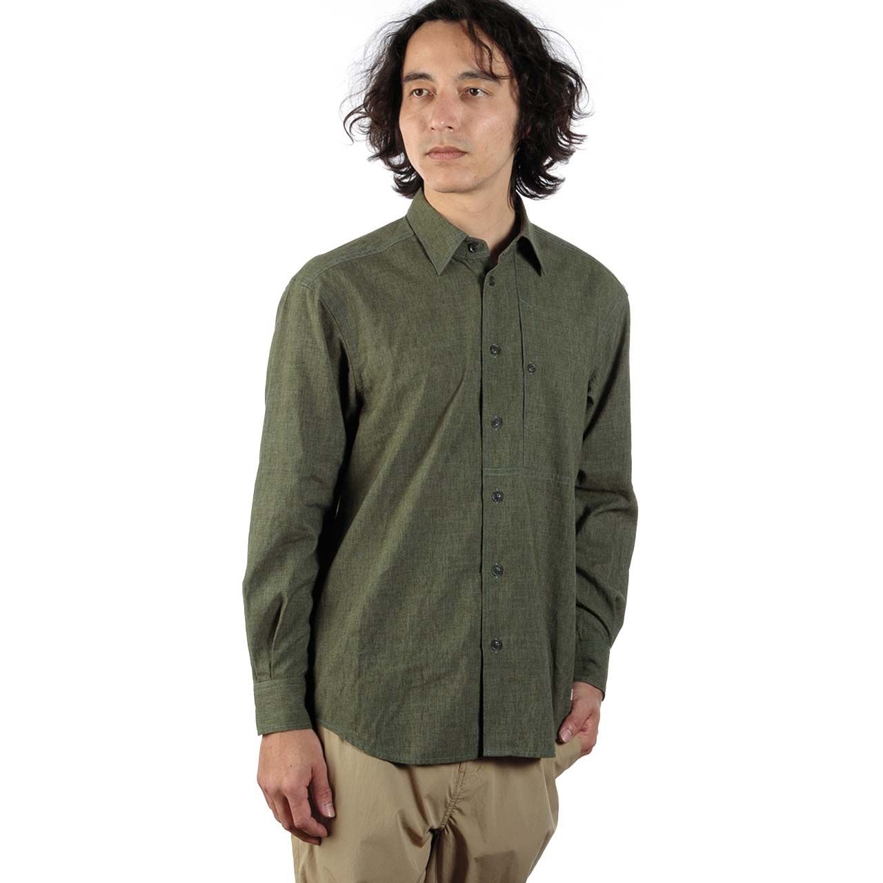 クールマックスシャンブレーシャツ (Men's)/インディゴ