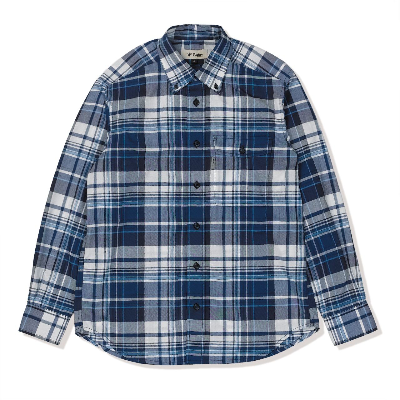 Cシールドフレッシュチェックシャツ (Men's)/ネイビー