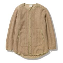 ケーブルフリースミドルブルゾン/カプチーノ  Foxfire