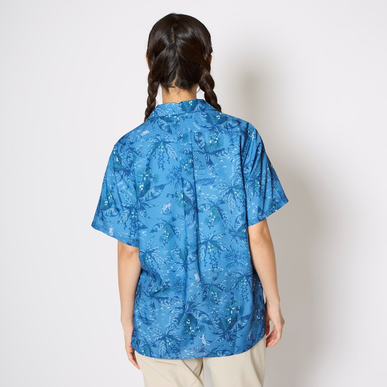 アイランドシャツS/S (Unisex)/グラナイトサンド