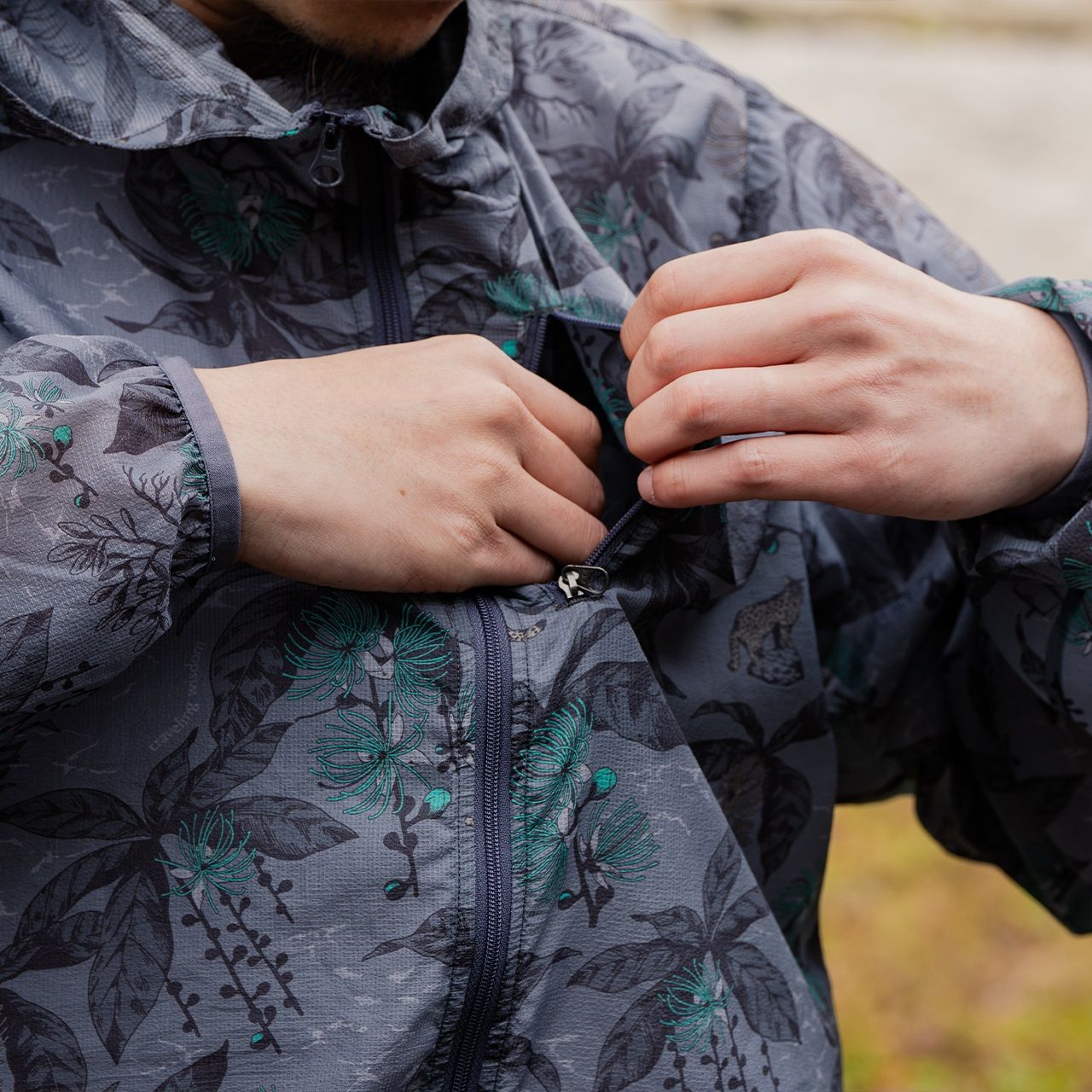 FISHDOMシェルジャケット /ブラック