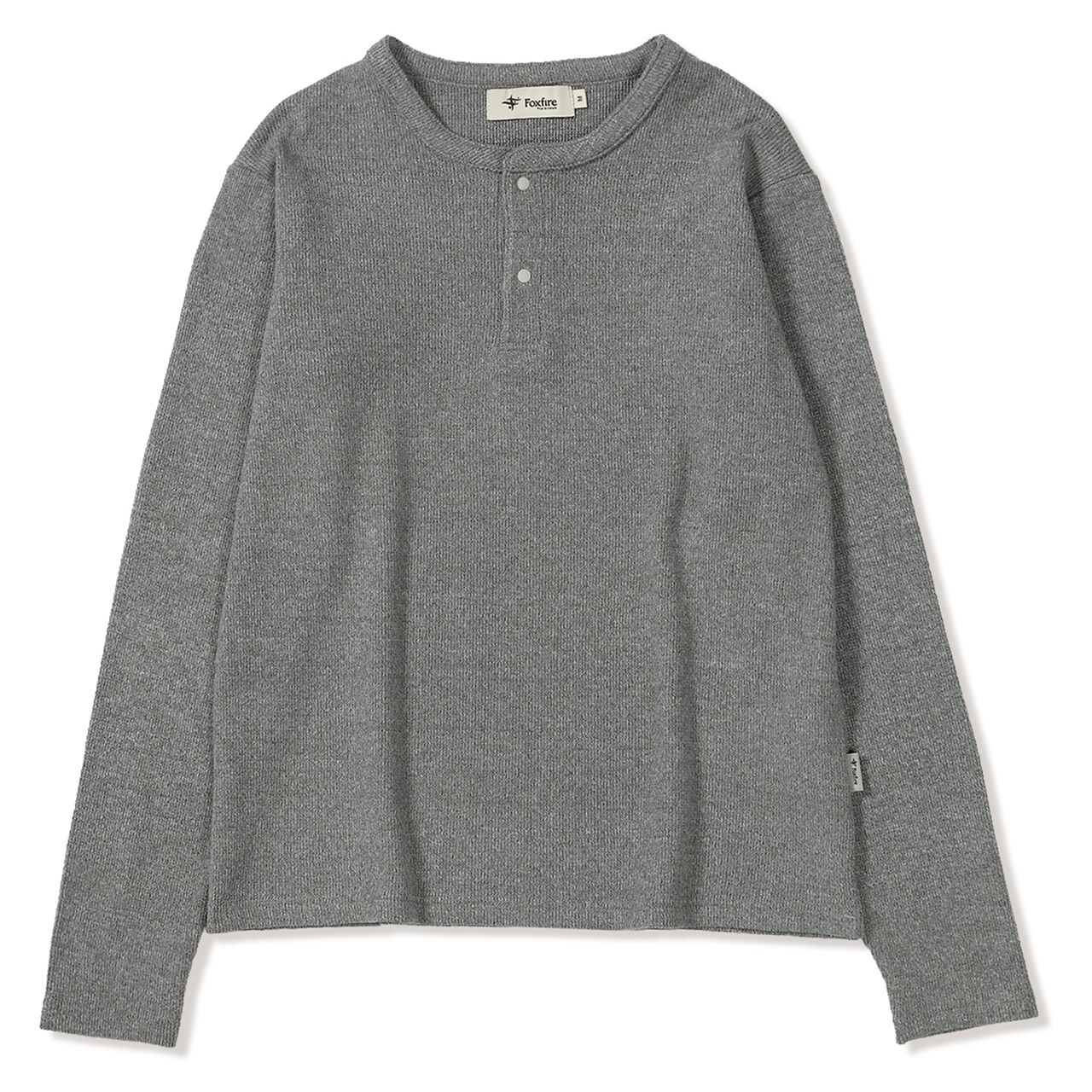 ミニワッフルヘザーヘンリー (Women's)/グレー