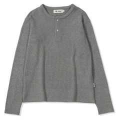 ミニワッフルヘザーヘンリー (Women's)/グレー