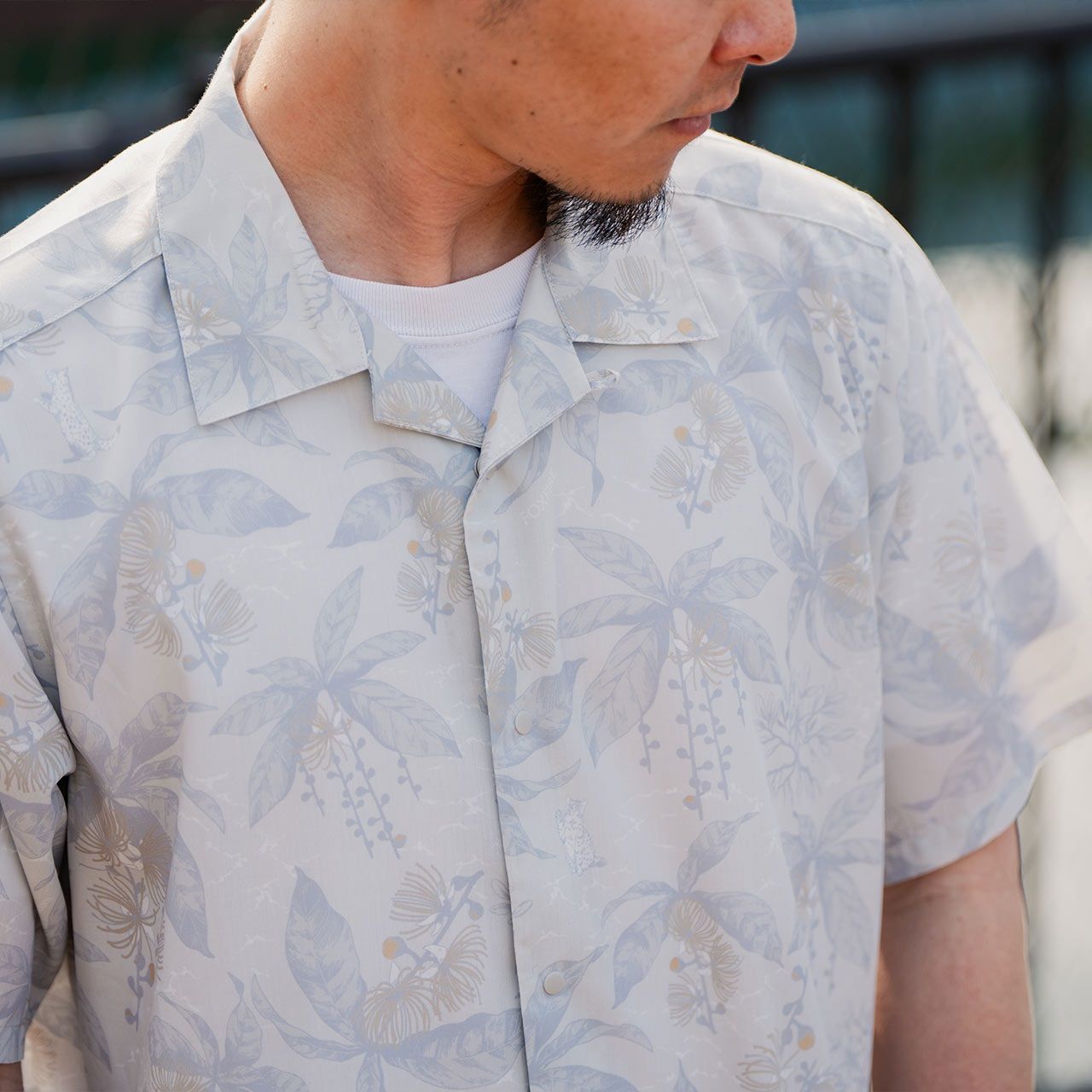 アイランドシャツS/S (Unisex)/グラナイトサンド