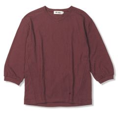 TSプランツジャカードクルー7/S (Women's)/マルーン