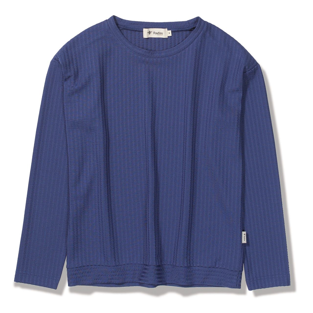 TSワッフルリブルーズクルー (Women's)/ブルー