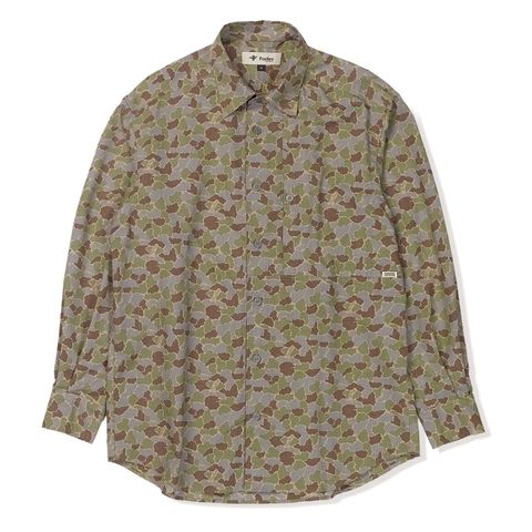 フィッシュアイカモシャツ (Men's)/グリーンカモ