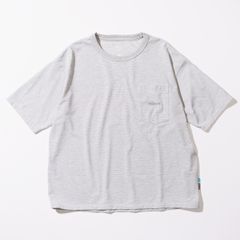 FISHDOMポケットT S/S /ライトグレー
