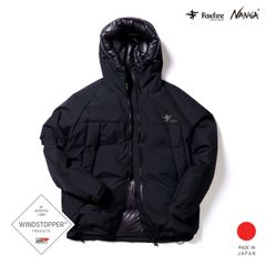 Foxfire × NANGA GORE-TEX WSフィッシングダウンジャケットエクストラディテール 2026/ブラック