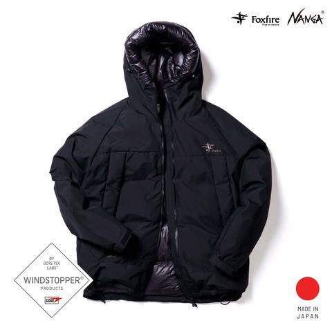 Foxfire × NANGA GORE-TEX WSフィッシングダウンジャケットエクストラディテール 2026/ブラック