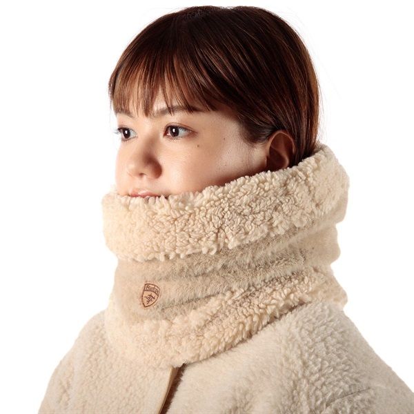 モールヤーンニットマフ(Women's)/ブルーグレー